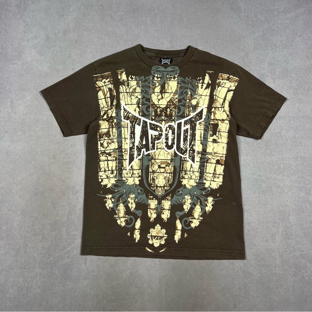 Tapout Dark Brown Graphic Tee